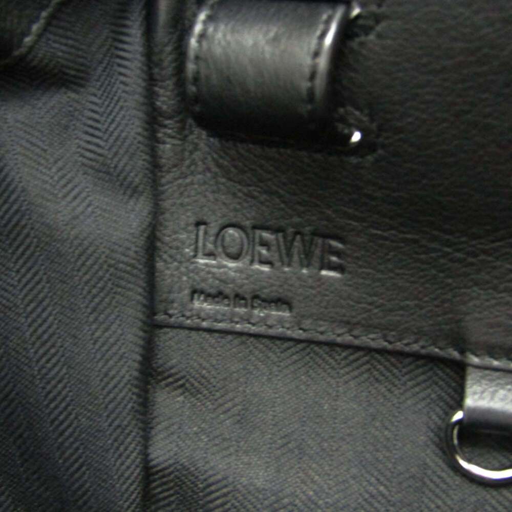 Loewe Hammock Medium Women's Leather Handbag,Shoulder Bag Black - Picture 13 of 14